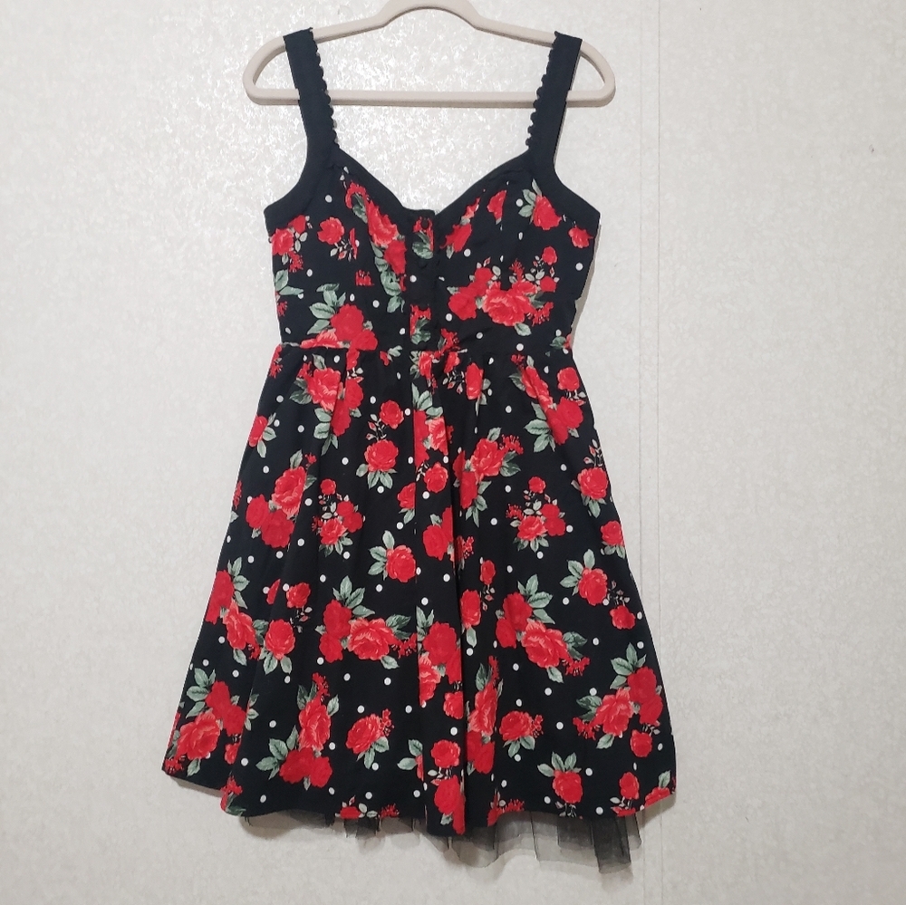 Hot Topic Black and Red Casual Dress..SIZE:XL